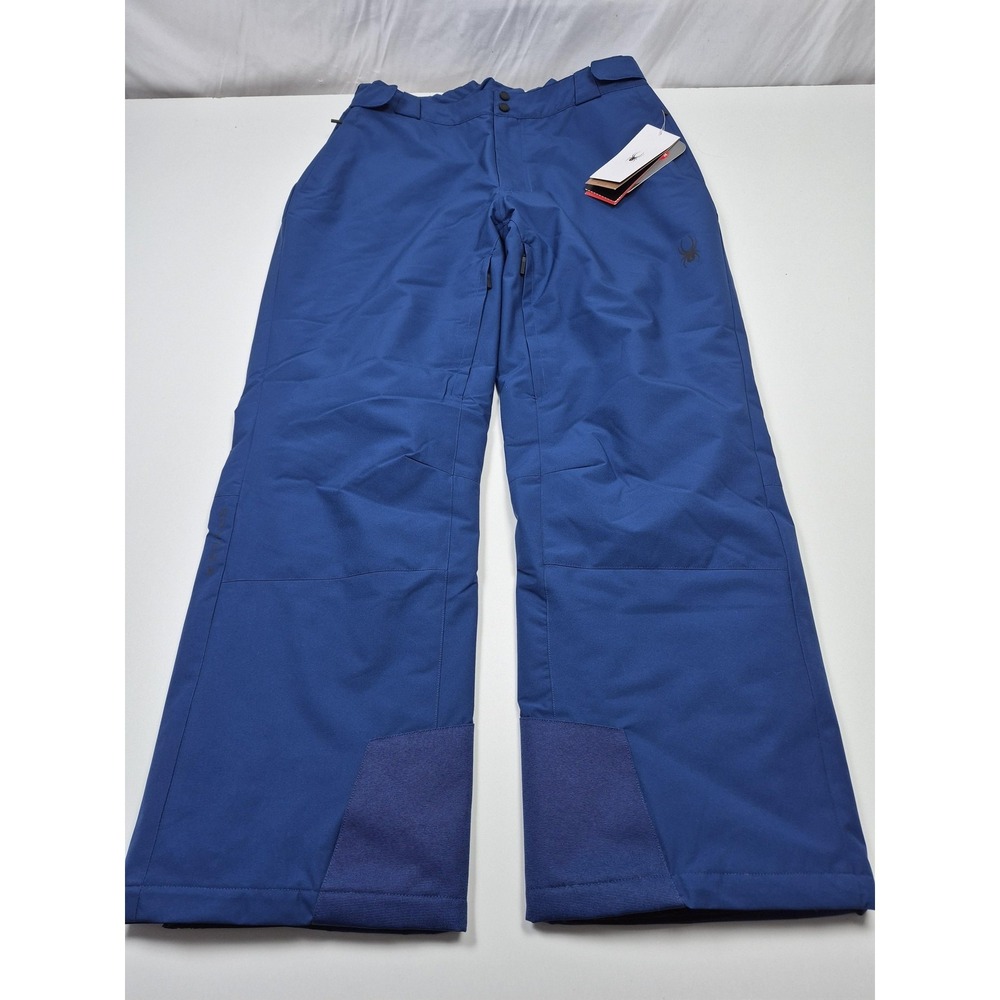 Spyder Traction Snow Pants Men's 2XL Blue Insulated Ski Snowboard Waterproof NWT